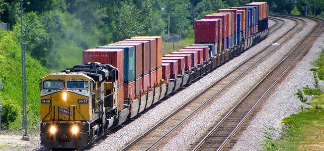 Vận tải container đường sắt á Âu